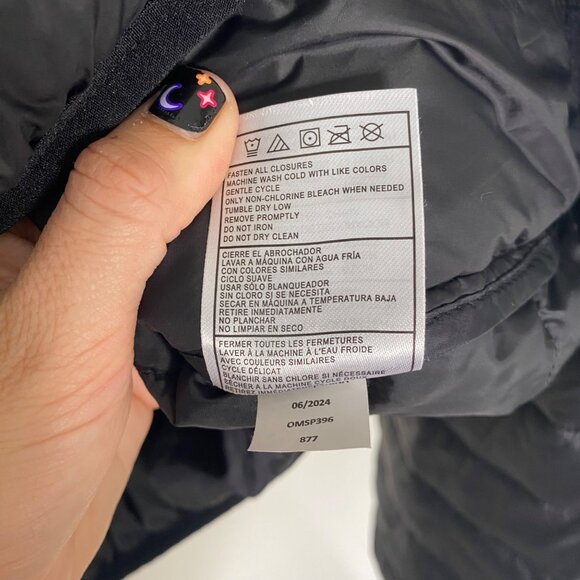 Spyder Packable Puffer Jacket w Hood Black - Picture 6 of 13